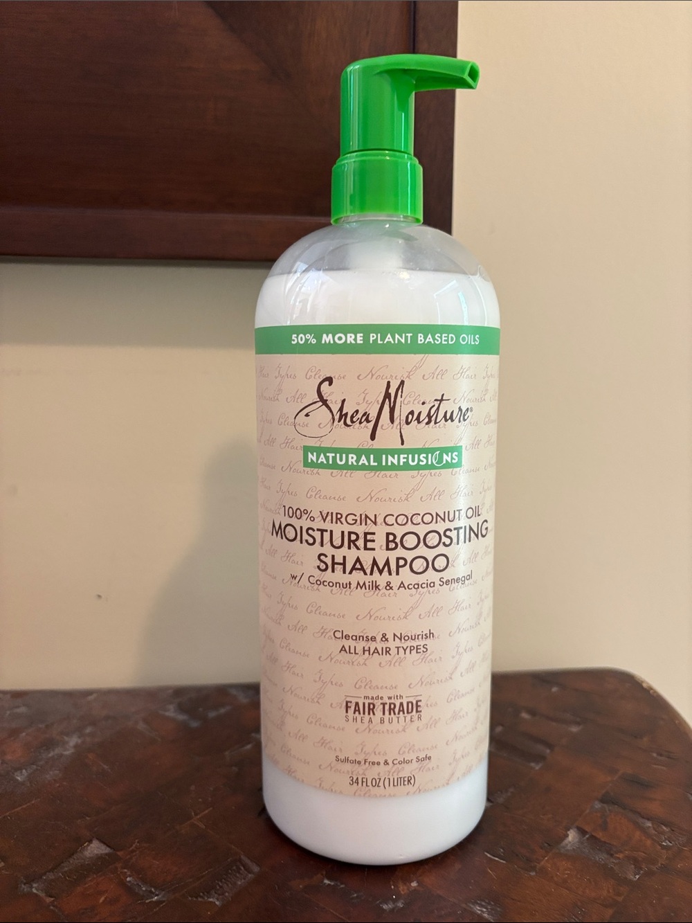 Shea Moisture Natural Infusions Moisture Boosting Shampoo 34 ounce